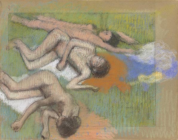 AFTER THE BATH, THREE NUDE WOMEN